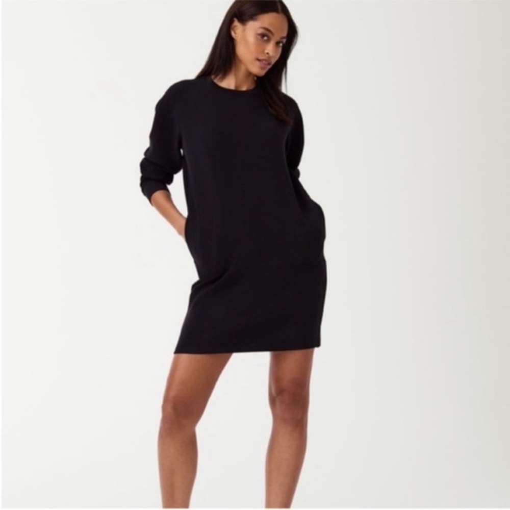 SPANX AirEssentials Crewneck Dress in Black